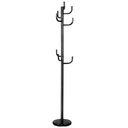 69 Inch Freestanding Metal Coat Rack for Entryway