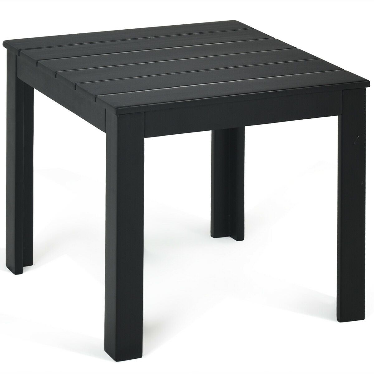 Wooden Square Patio Coffee Bistro Table