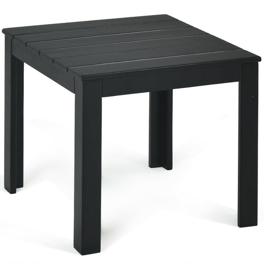 Wooden Square Patio Coffee Bistro Table