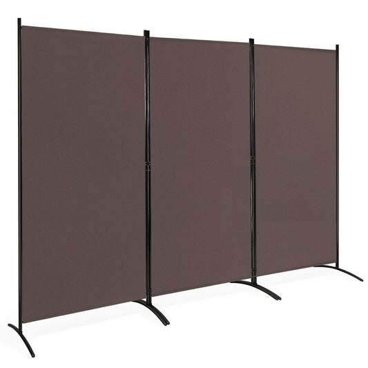 3-Panel Room Divider Folding Privacy Partition Screen for Office Room