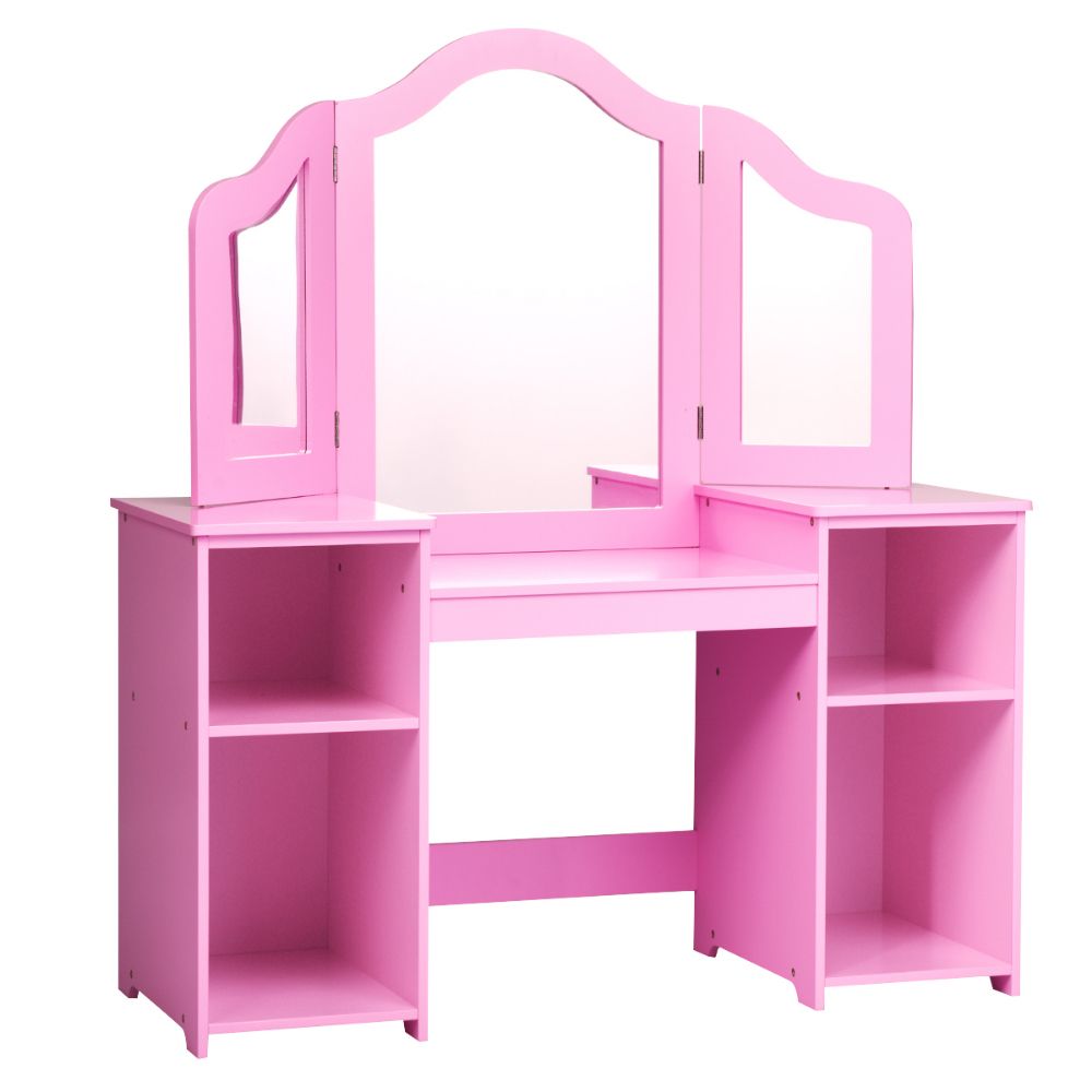 2-in-1 Detachable Design Kids Vanity Dressing Table