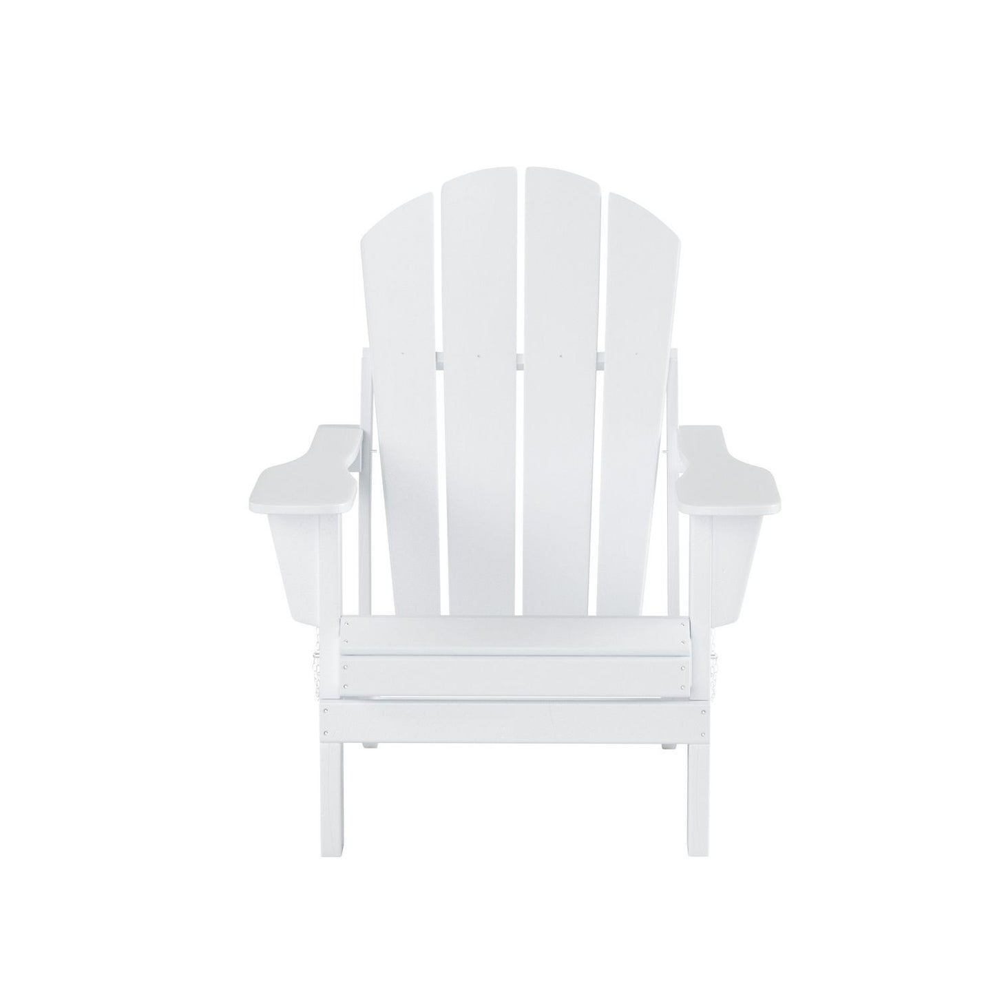 Westintrends Outdoor Patio Folding Poly Adirondack Chair