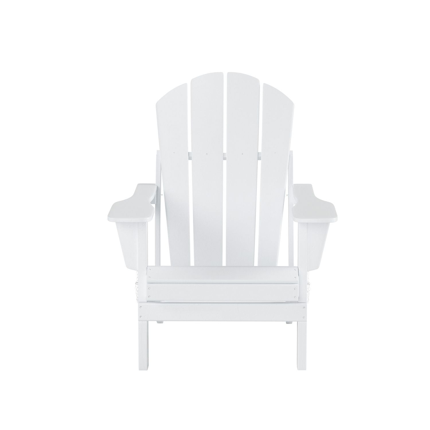 Westintrends Outdoor Patio Folding Poly Adirondack Chair