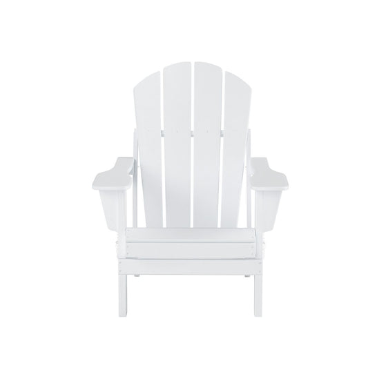 Westintrends Outdoor Patio Folding Poly Adirondack Chair