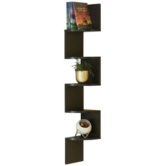 5 Tier Wall Mount Corner Shelf