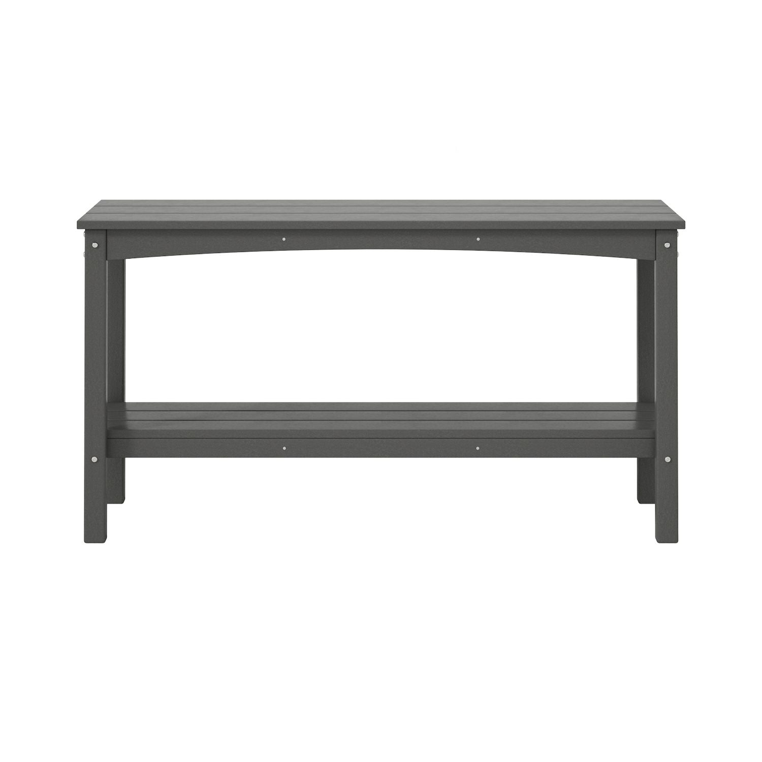 Westintrends Outdoor/patio Hdpe 2-tier Adirondack Console Table