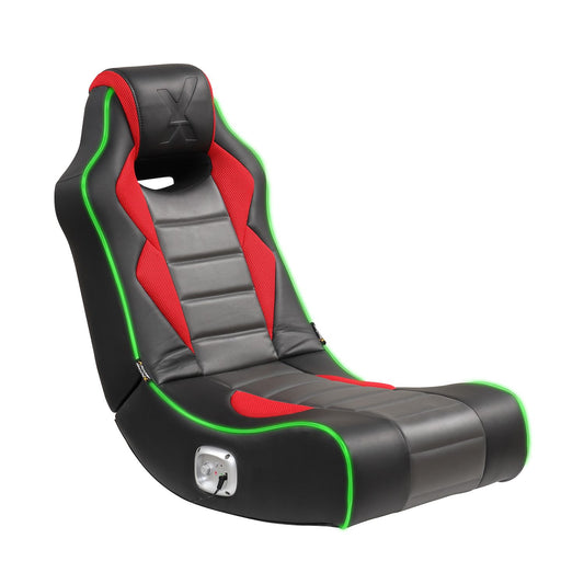 X-Rocker Flash LED Audio Floor Rocker Gaming Chair