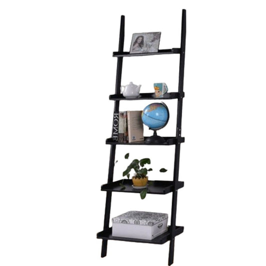 5-tier Leaning Wall Display Bookcase