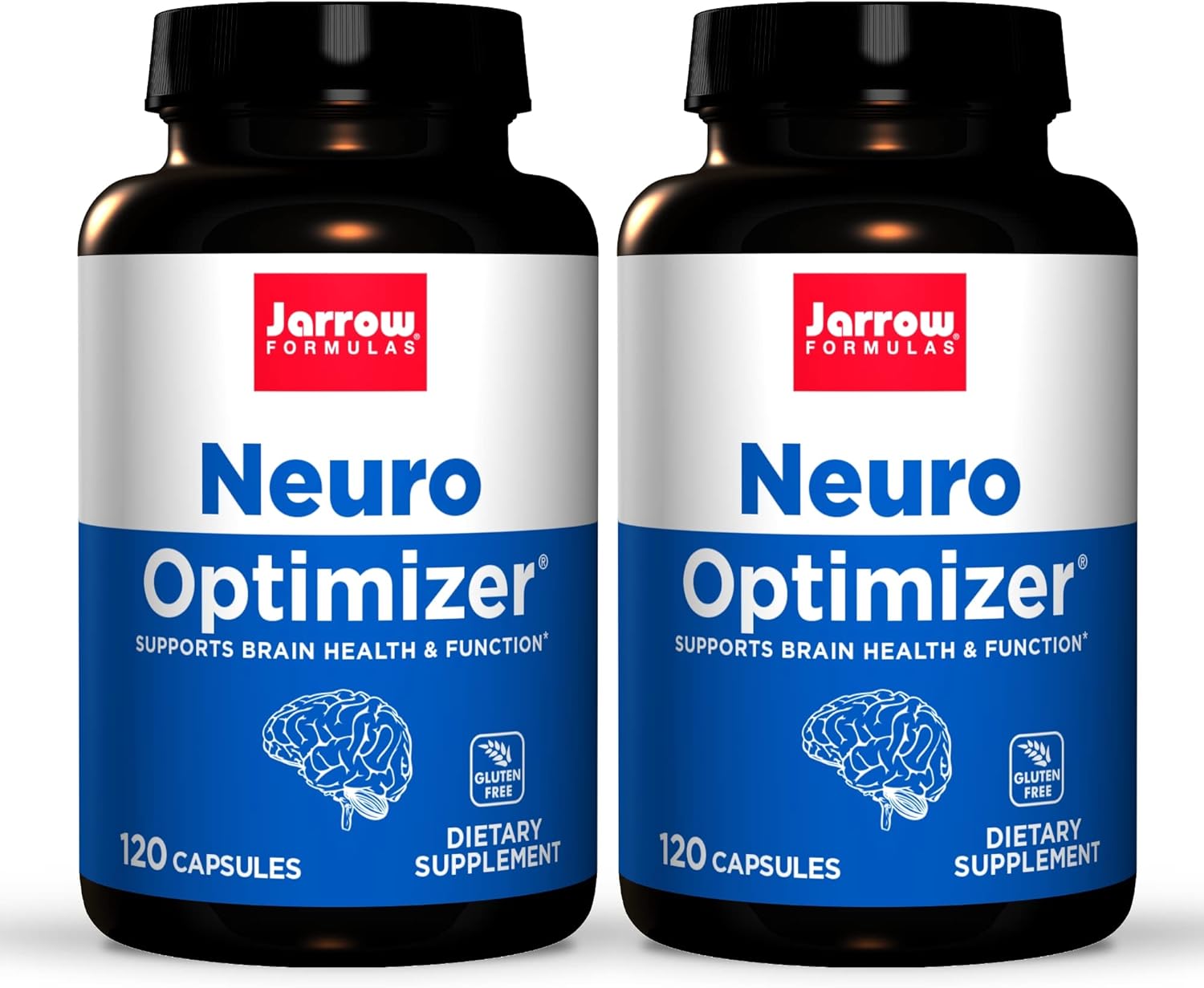 Neuro Optimizer - 120 Capsules, Pack of 2 - Brain Health & Antioxidant Support - Includes 7 Neuro Nutrients - Gluten Free - 60 Total Servings