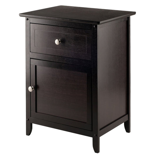 Versatile Accent Table Nightstand with Drawer Modern Bedside End Table for Bedroom or Living Room