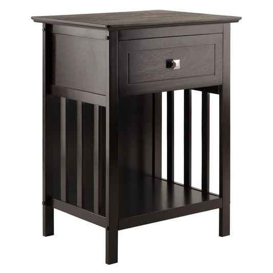 Versatile Accent Table Nightstand Modern Bedside End Table for Bedroom or Living Room Decor