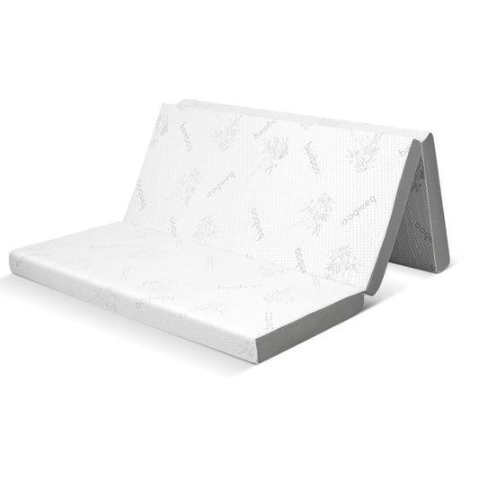 4 Inch Tri-fold Cool Gel Memory Foam Mattress-full Size