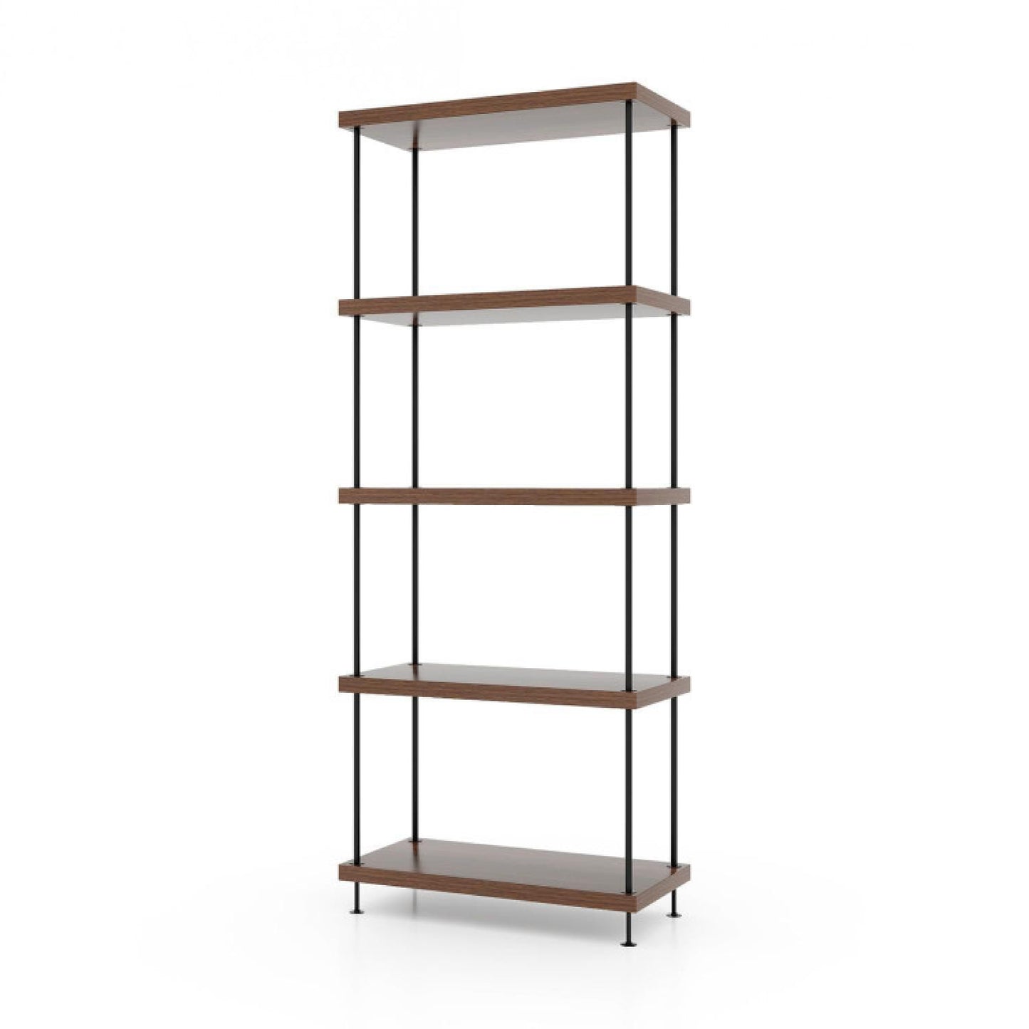 2/3/4/5-tier Multipurpose Display Rack With Metal Frame-5-tier