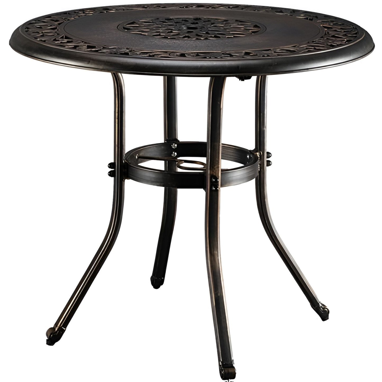 32*32*29 Outdoor Cast Aluminum Round Dining Table