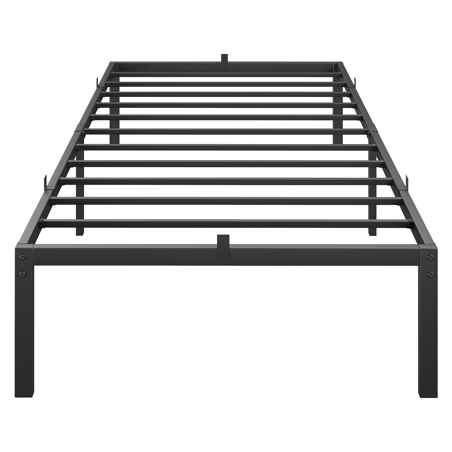 14 Inch Twin Bed Frame with Storage Metal Platform Twin Bed Frame