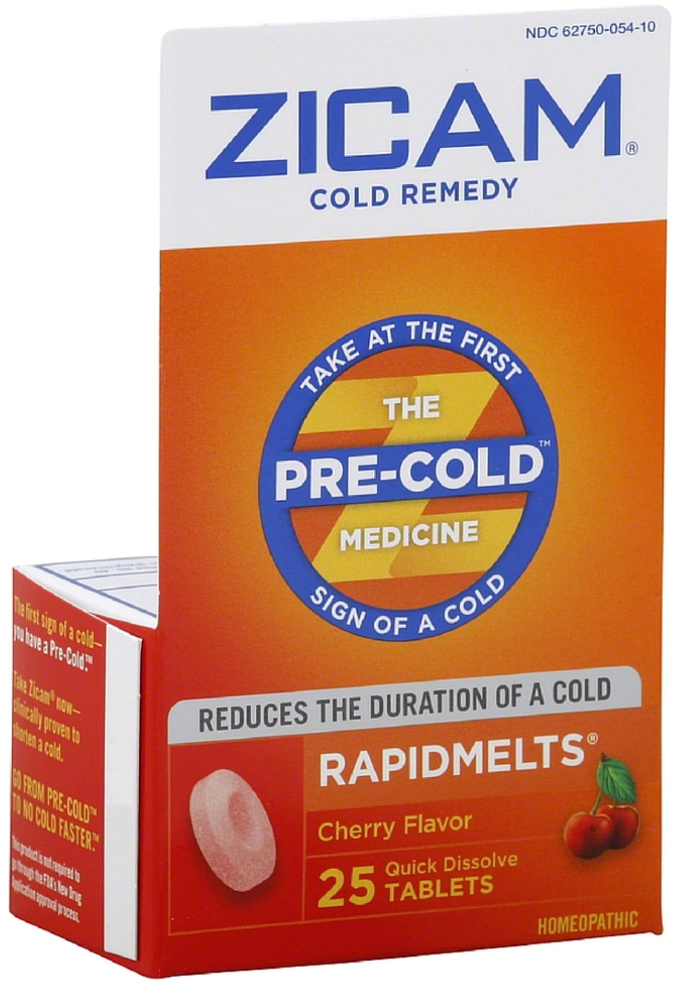 Zicam Cold Remedy RapidMelts, Cherry 25 ea (Pack of 4)