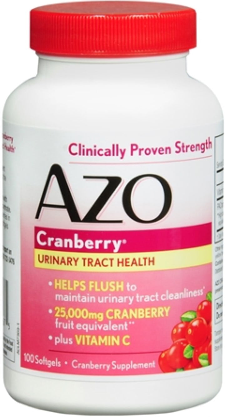 AZO Cranberry, Maximum Strength, Softgels 100 ea (Pack of 2)