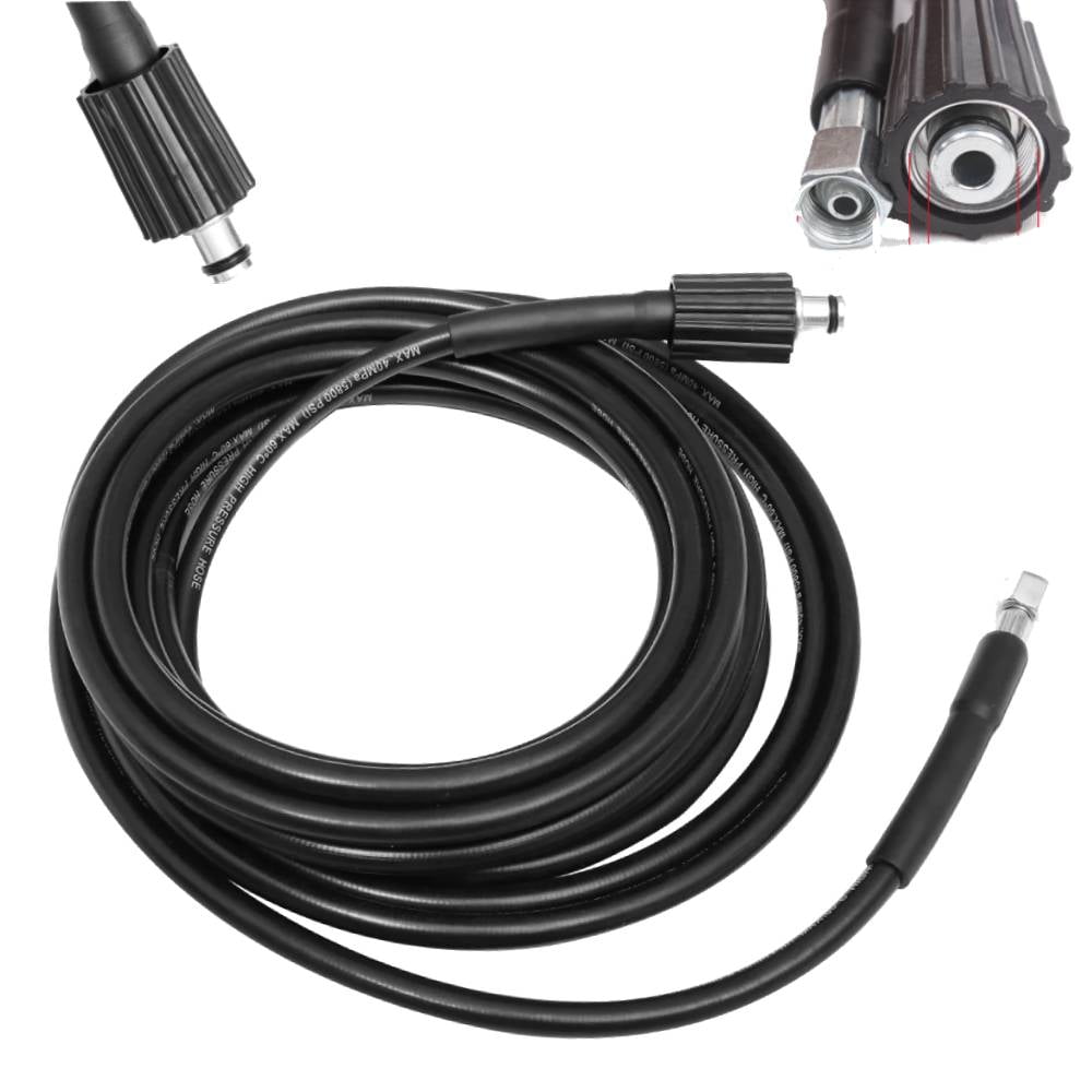 8m 160 Bar M22 High Pressure Hose for Power Washer (Black)