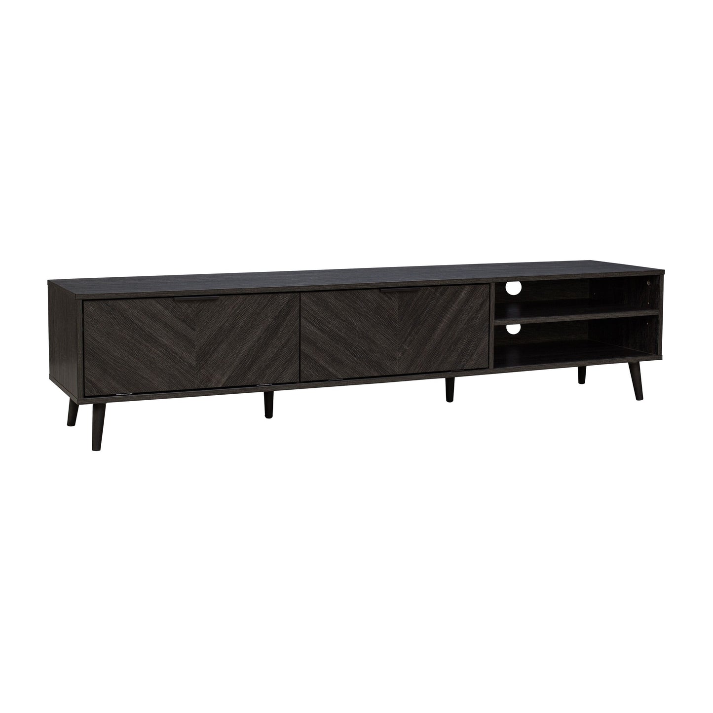 CorLiving - Himari Collection TV Stand with Cabinets for Most TVs up to 85"