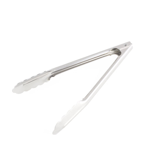 Excellante 7" heavy duty tong, stainless steel 0.9mm, comes in each