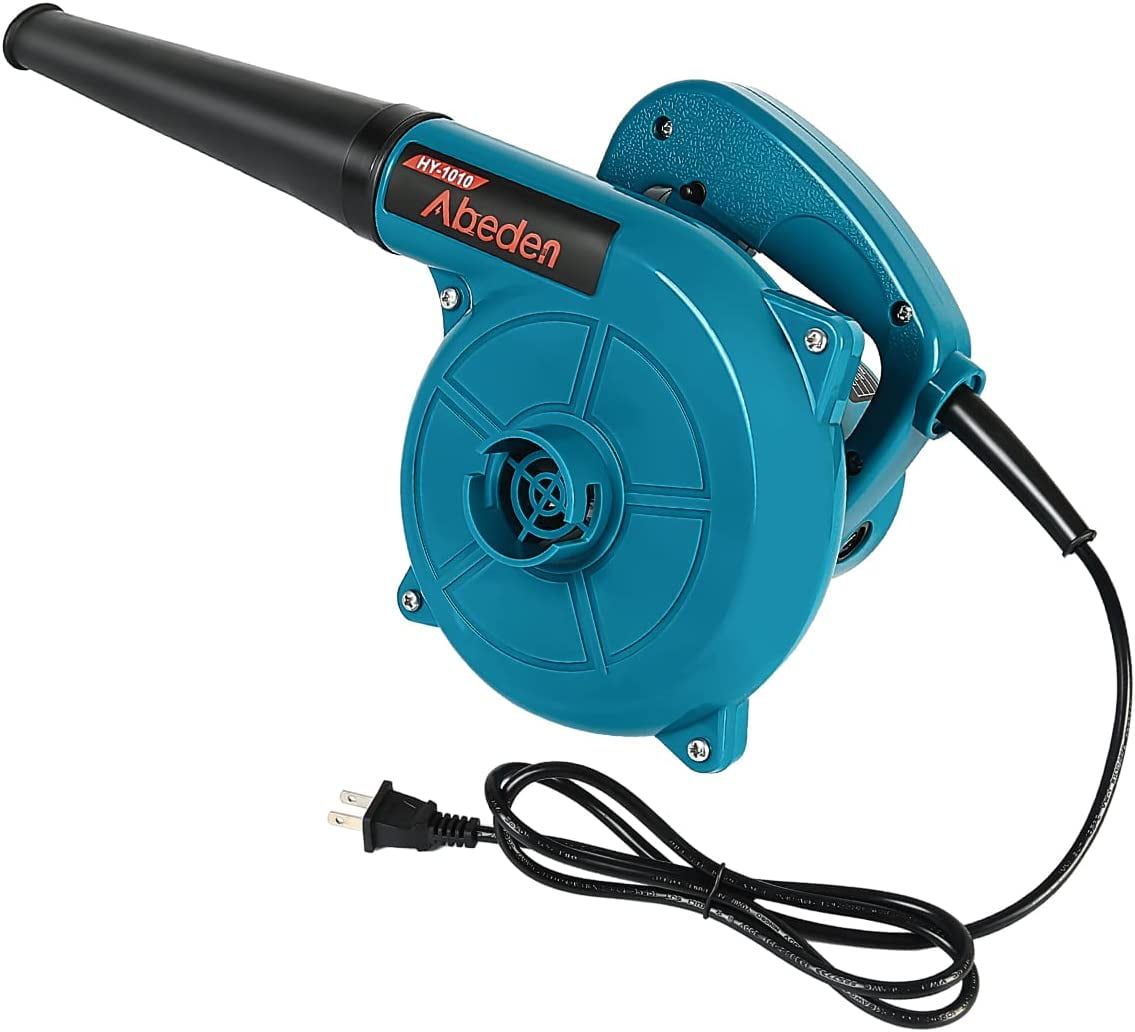 Abeden Portable Electric Leaf Blower,2 in 1 All-Purpose Lightweight Sweeper/Vacuum,Blue