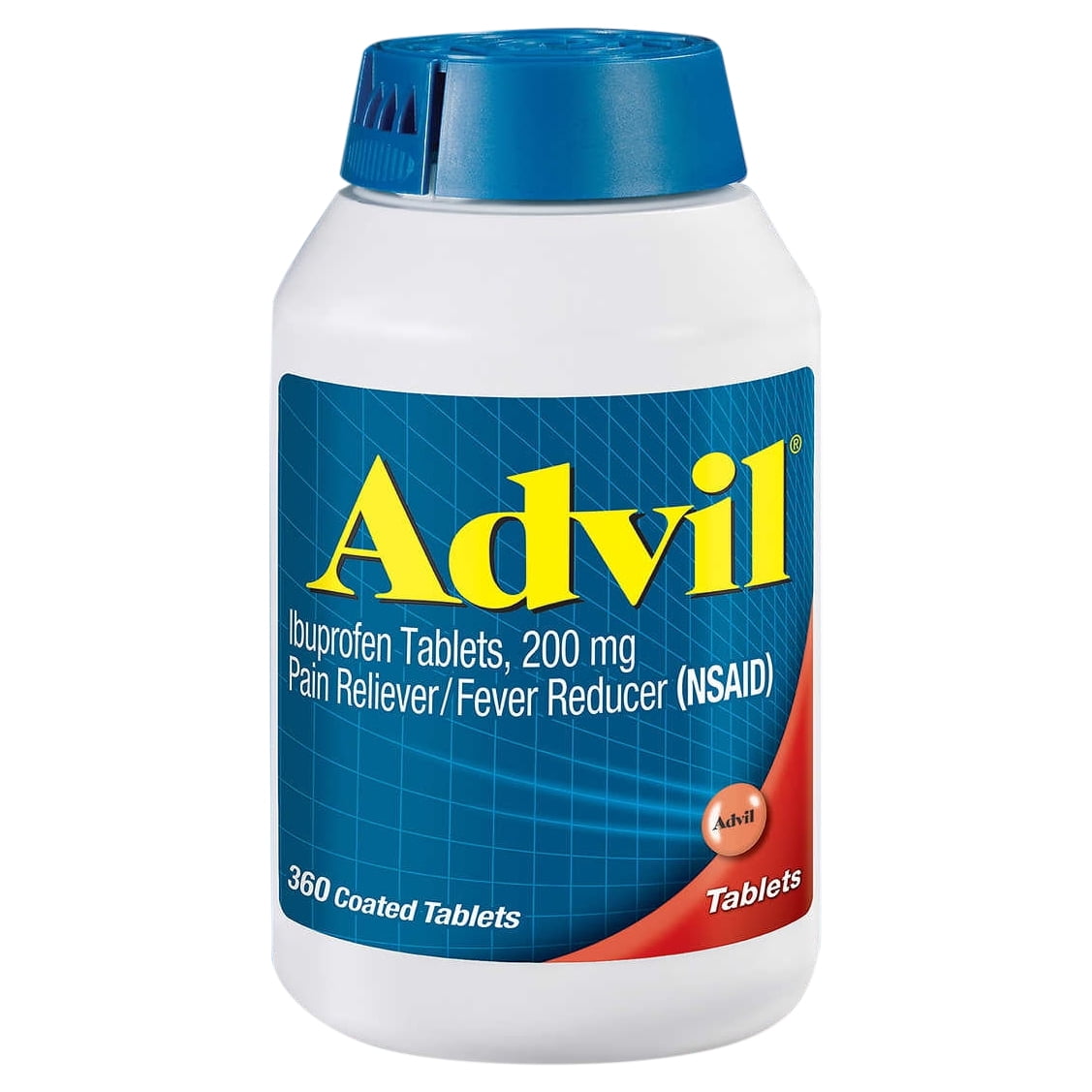 Advil Ibuprofen 200 mg., 360 Tablets