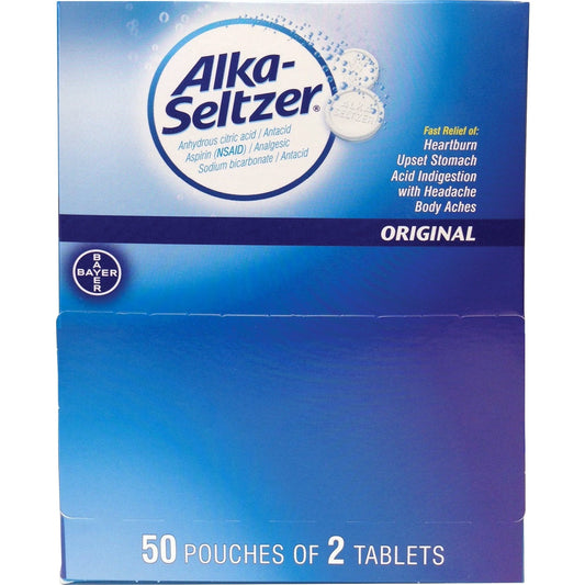 Alka-Seltzer Original Antacid Tablets, 100 / Box (Quantity)