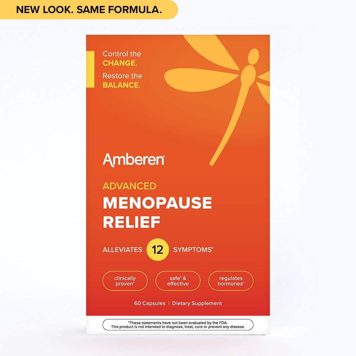 Amberen, Multi-Symptom Menopause Relief Capsules, 60 Ea, 2 Pack