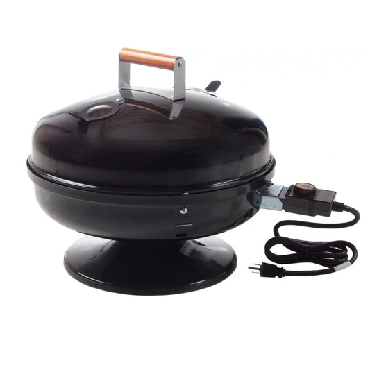 Americana 1500-Watt Lock 'N Go Portable Electric Steel BBQ Grill - Black