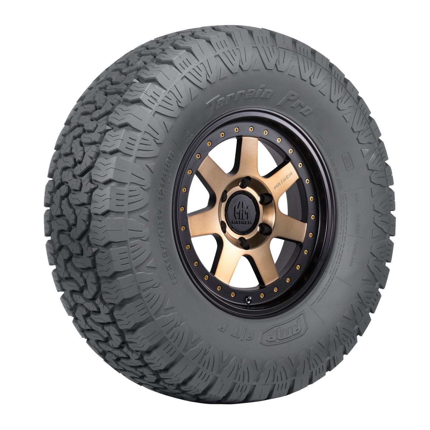 Amp Terrain Pro A/T P All Season 33X12.50R24LT 106R F Light Truck Tire