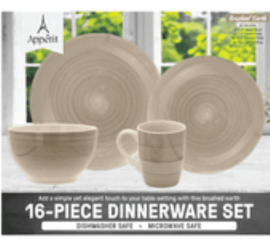 Appetit 16 Pieces Dinnerware Sets, Dishes Set for 4, Kitchen Set is Home Essentials