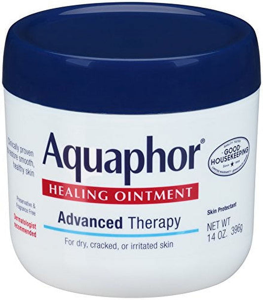 Aquaphor Healing Ointment Dry, Cracked and Irritated Skin Protectant, 14 oz Jar