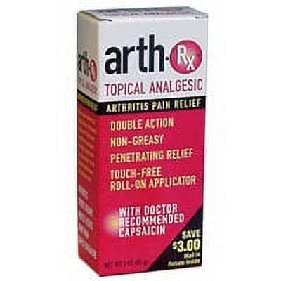 Arth-Rx Topical Analgesic Arthritis Pain Relief Lotion - 3 oz