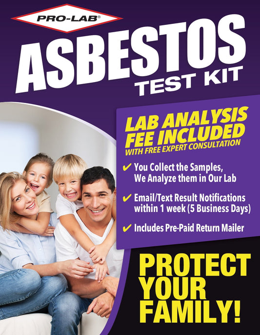 Asbestos Test Kit Lab Fee Included Emailed Results Within Week Includes Return Mailer