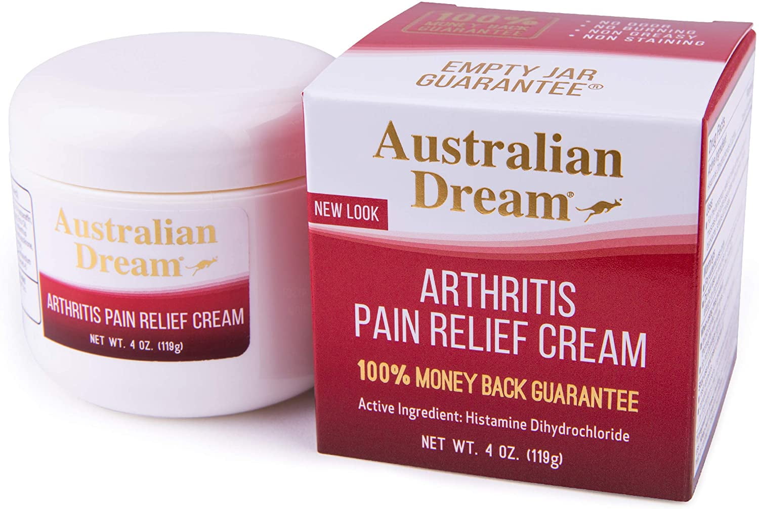 Australian Dream Arthritis Pain Relief Cream, 4 oz (119g)