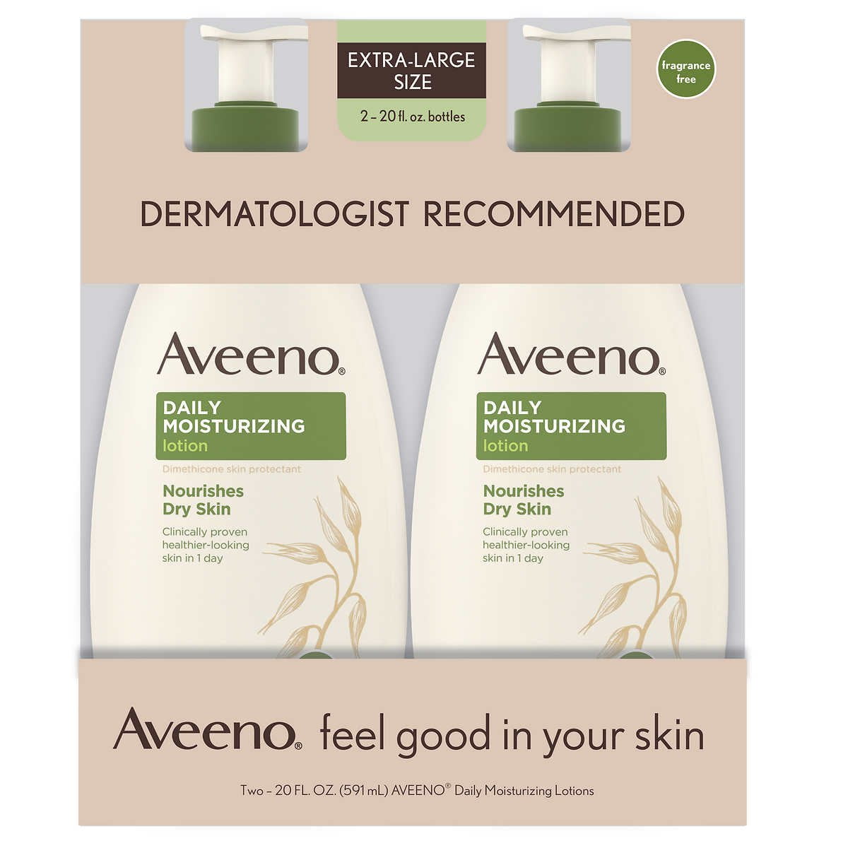 Aveeno Daily Moisturizing Lotion 20 fl oz., 2-pack