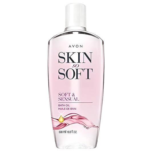 Avon Skin So Soft Bath Oil Soft And Sensual, 16.9 Fl Oz