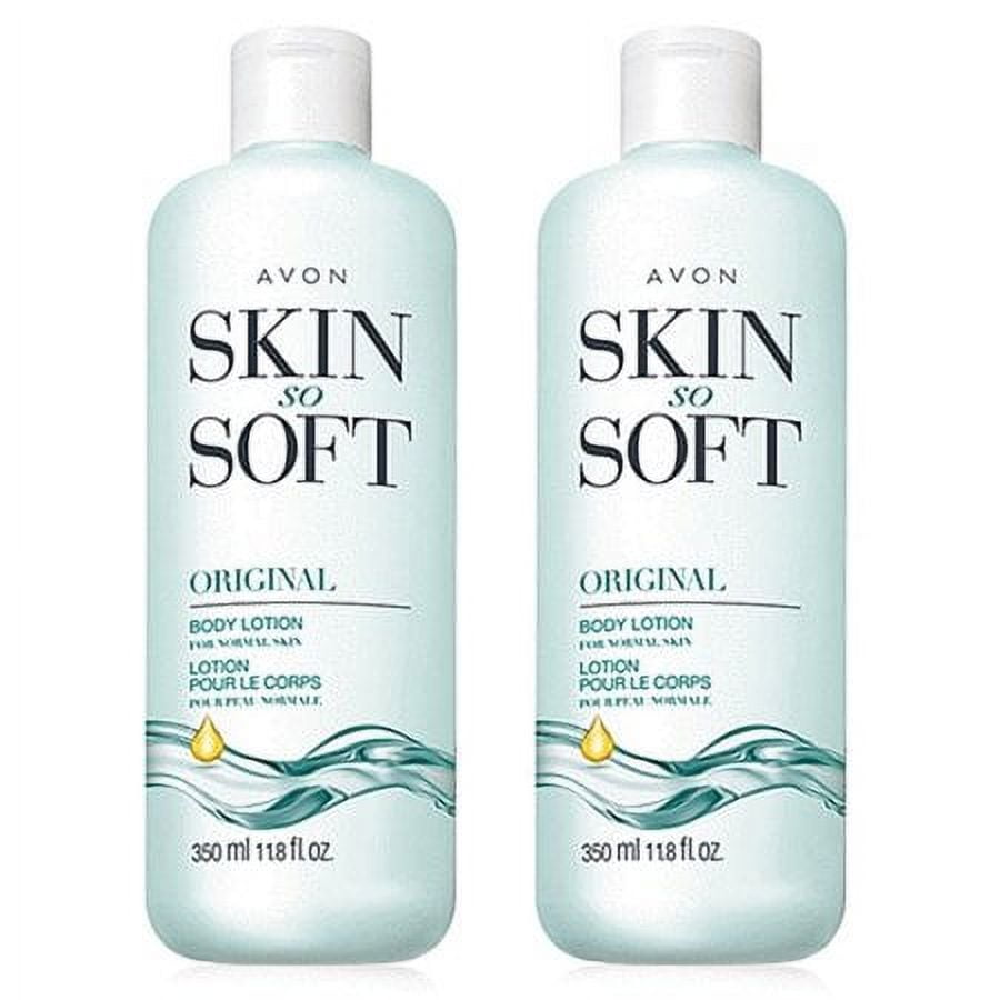 Avon Skin So Soft Original + Jojoba Body Lotion, 11.8 Oz each - 2 Pack