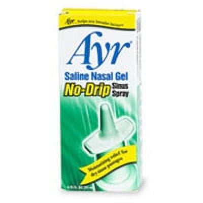 Ayr Saline No-Drip Sinus Relief Nasal Gel Spray - 0.75 Oz, 3 Pack