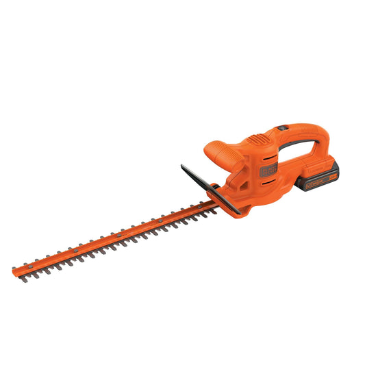 BLACK+DECKER 20V MAX* Cordless Hedge Trimmer, Battery & Charger Included, (LHT218C1)