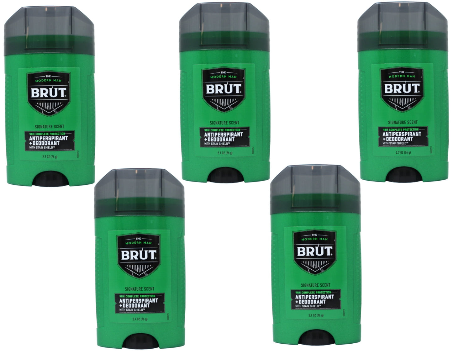 BRUT The Modern Man Antiperspirant + Deodorant With Stain Shield Signature Scent 2.7 oz - 5 Pack