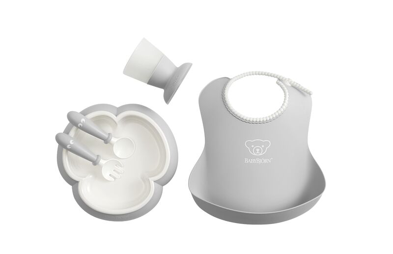 BabyBjorn Baby Dinner Set, Powder Blue