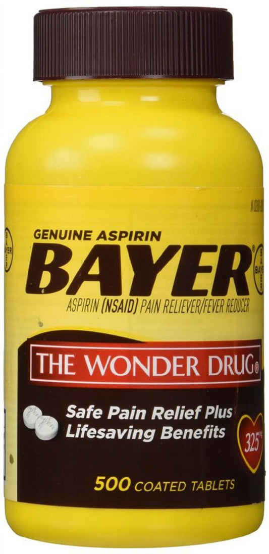 Bayer Aspirin Pain Reliever 325mg - 500 Tablets