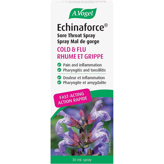 BioForce - A.VOGEL REMEDIES, ECHINAFORCE SORE THROAT SPRAY - COLD & FLU, 30 ML