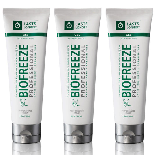 Biofreeze Biofreeze Professional 4oz Gel Tube 3PK Pain Relief Arthritis Back Muscle