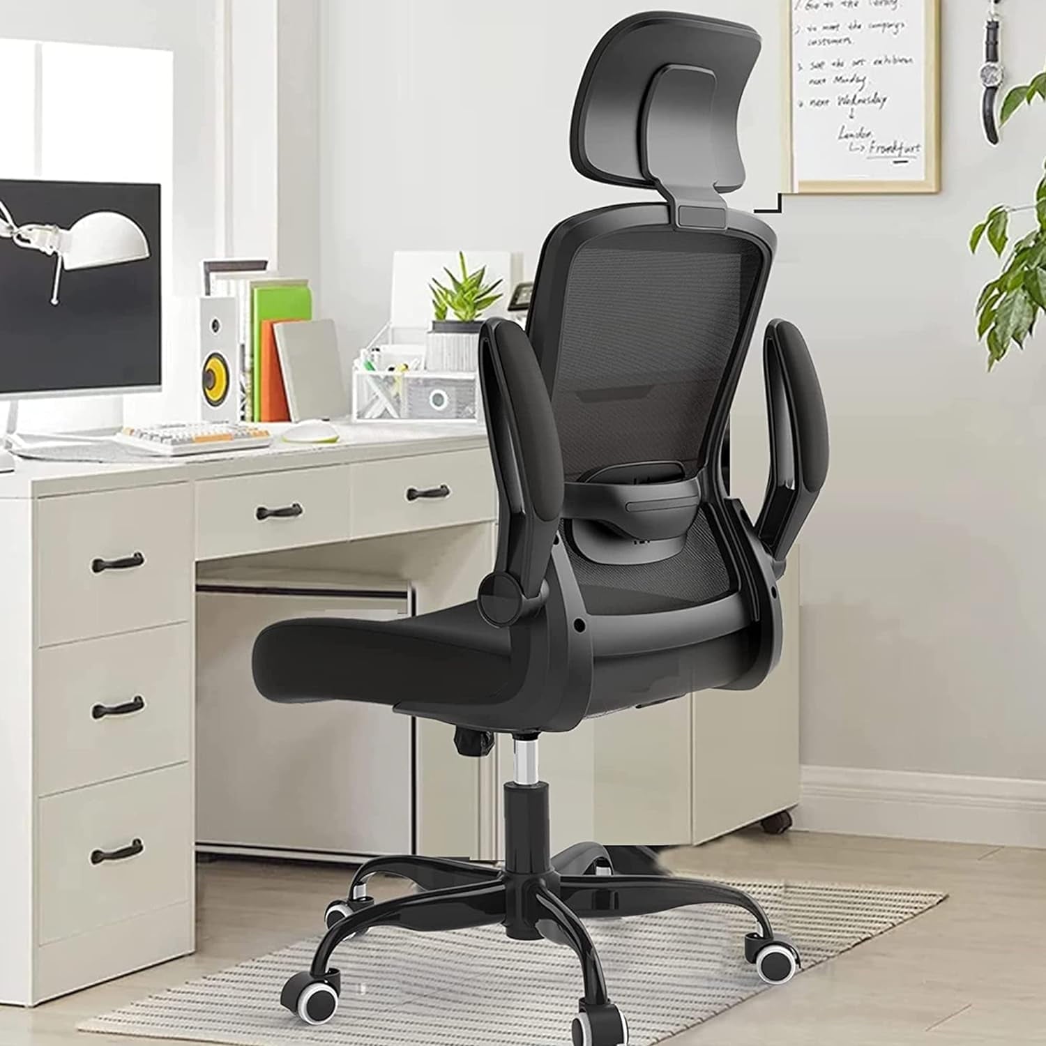 Blarity Office Chair, High Back Ergonomic Desk Chair with Adjustable Lumbar Support and Headrest