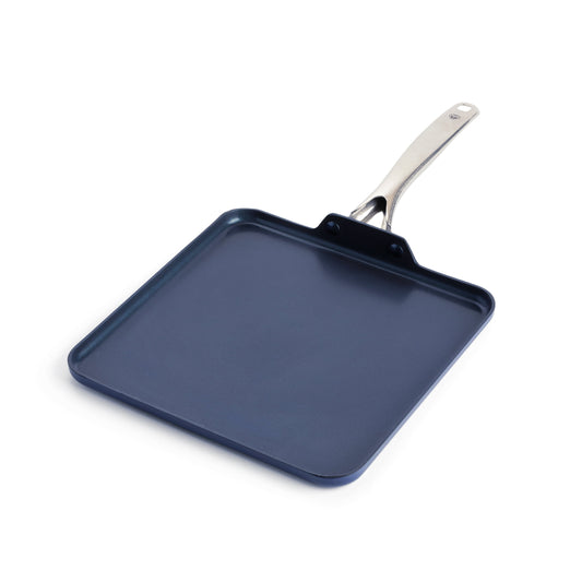 Blue Diamond Toxin Free Ceramic Metal Utensil Dishwasher, 11'' Griddle