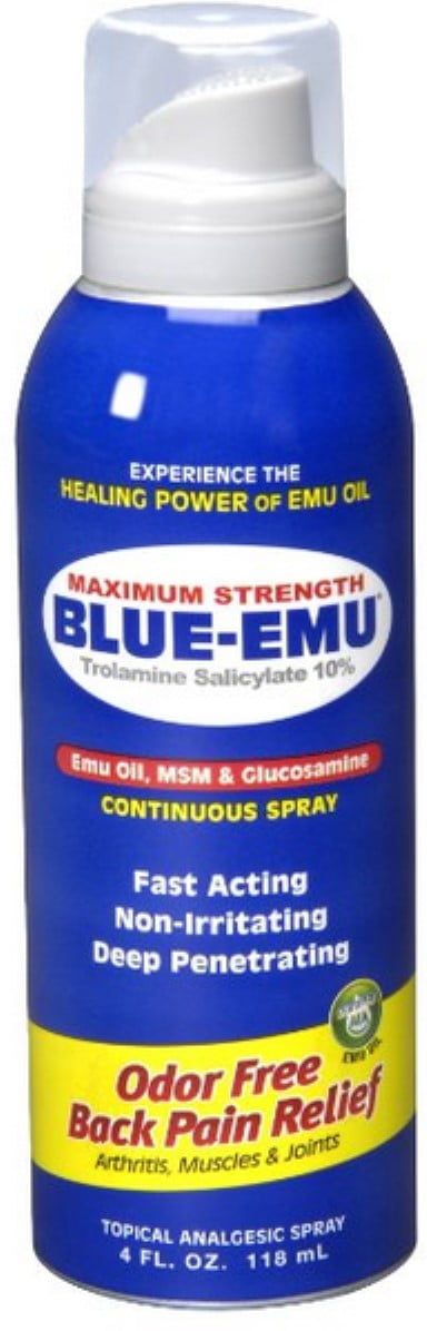 Blue-Emu Continuous Pain Relief Spray, 4 oz