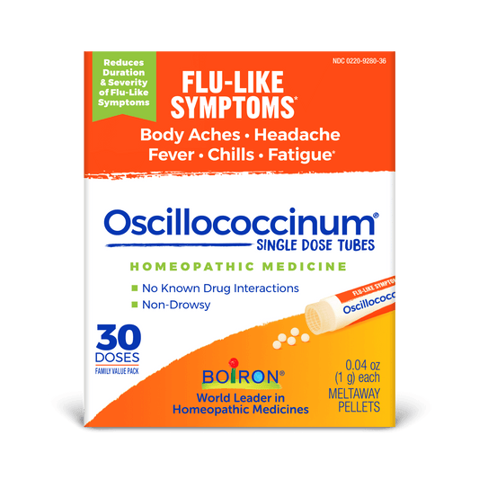 Boiron Oscillococcinum Homeopathic Medicine for Flu-like Symptoms, 30 Count