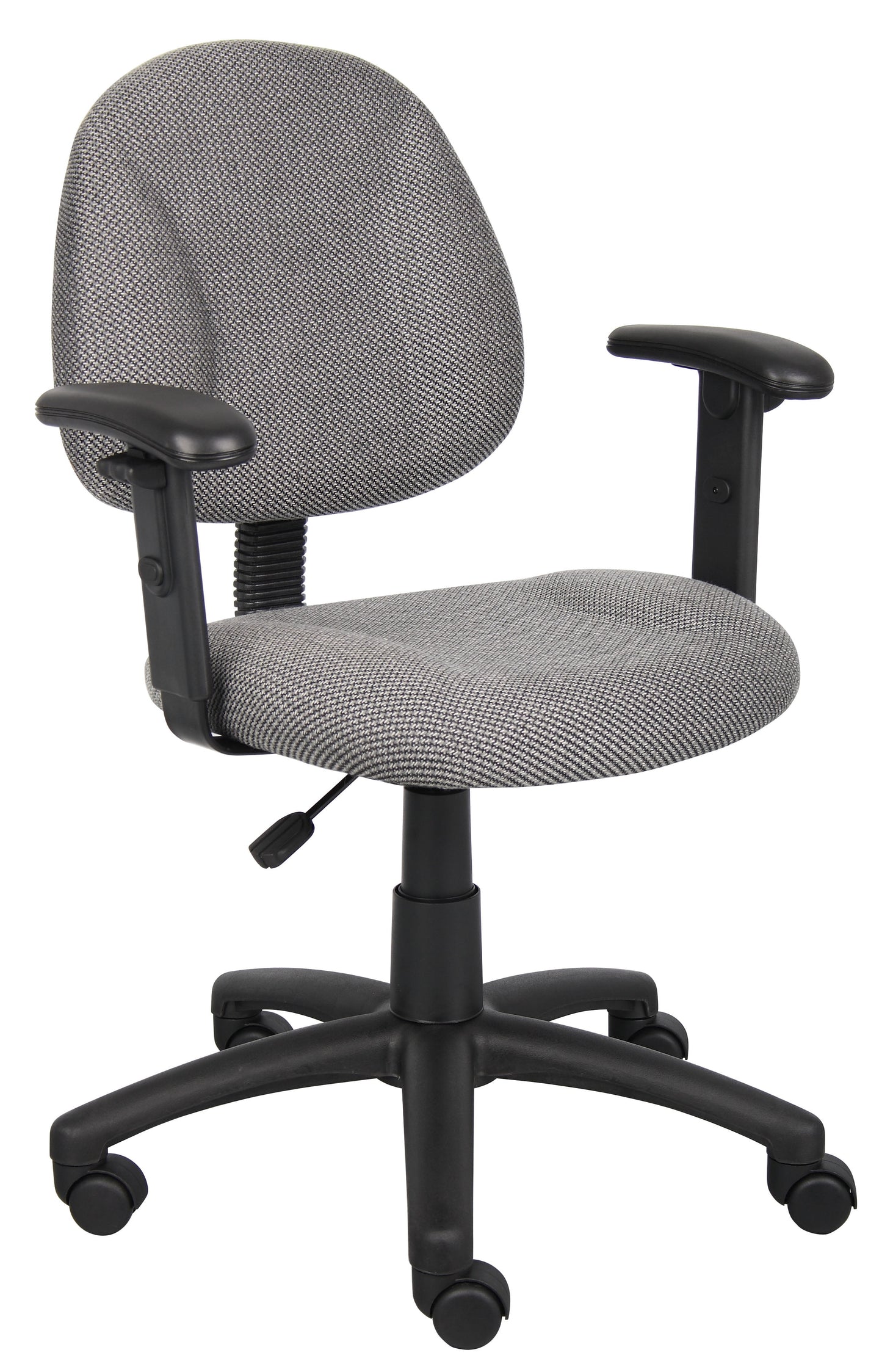 Boss Office & Home B316-GY Beyond Basics Adjustable Office Task Chair with Adjustable Arms, Grey